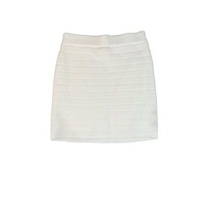 House of Harlow 1960 crotchet mini skirt white sz S.